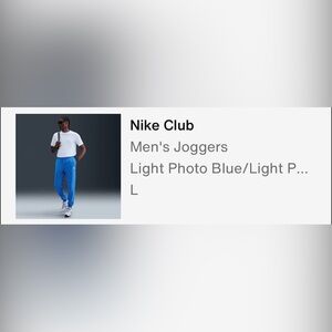 Nike Club Men's Light Blue Joggers